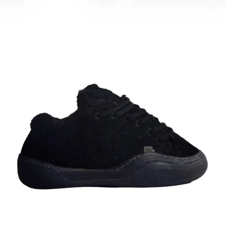 [BUNJANG] ERL Vamp Corduroy Black Sneakers / ERL vamp 코듀로이 블랙 스니커즈
