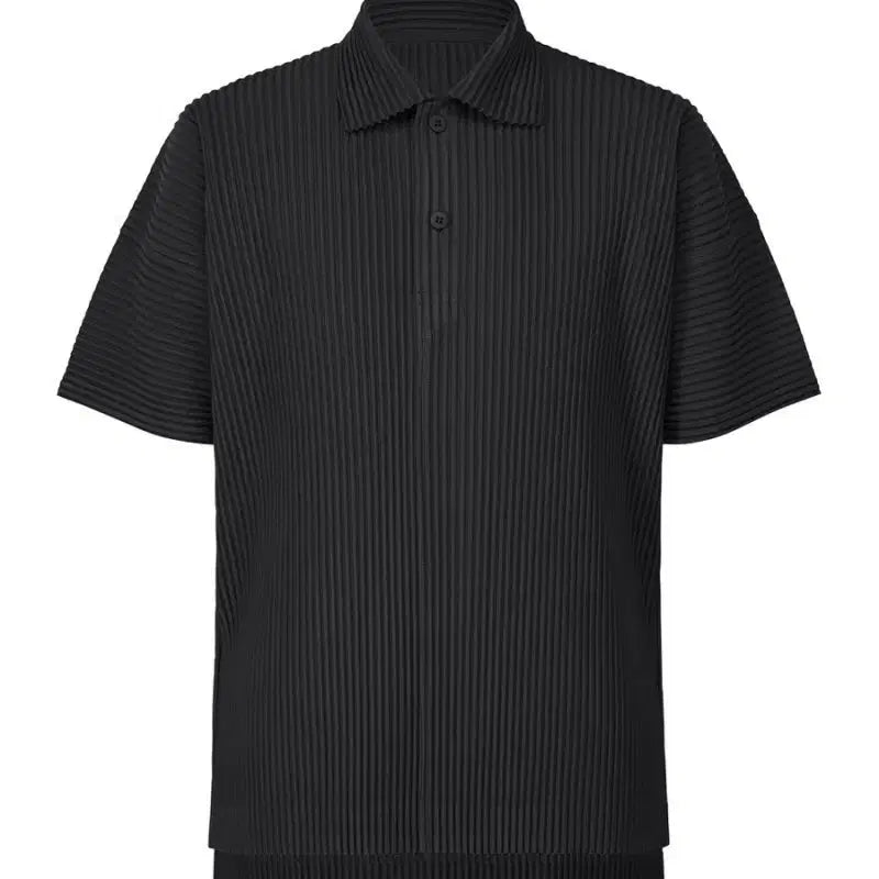 [BUNJANG] Homme Plissé Monthly Oversized Collar T-Shirt Size 4 / 옴므플리세 먼슬리 오버핏 카라티 4번사이즈