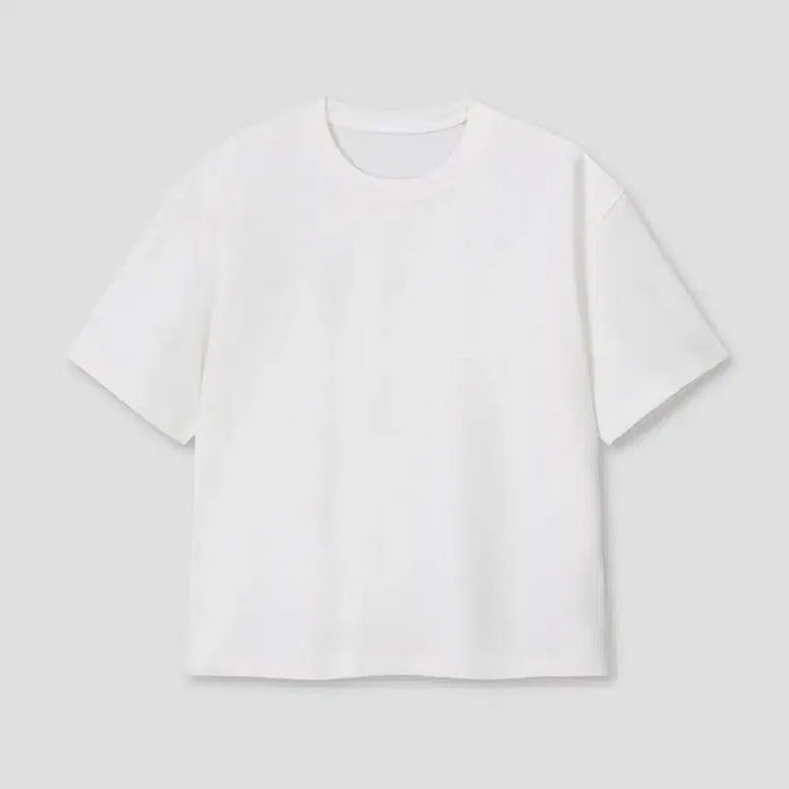 [BUNJANG] DIVEIN Cropped Short Sleeve T-Shirt (Size 2) / (택 달린 새상품) DIVEIN 크롭 반팔 티셔츠(2사이즈)