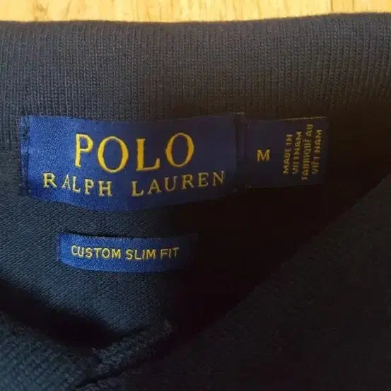 [BUNJANG] Polo Ralph Lauren Custom Slim Fit Polo Shirt Navy / (정품새옷수준)폴로 랄프로렌 골프 커스텀 슬림핏 카라티, 95~슬림100