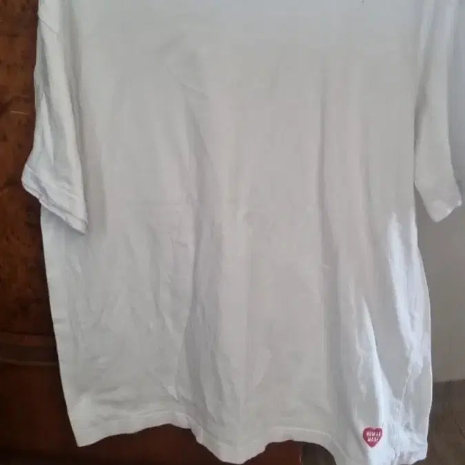 [BUNJANG] Human Made Red Heart Logo T-Shirt White M / 휴먼메이드흰색반팔티레드하트로고.  M