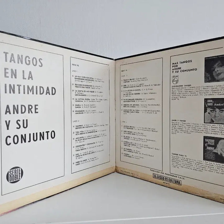 [BUNJANG] André - Tangos en la Intimidad 2LP / 앙드레 - Tangos en la Intimidad 2LP