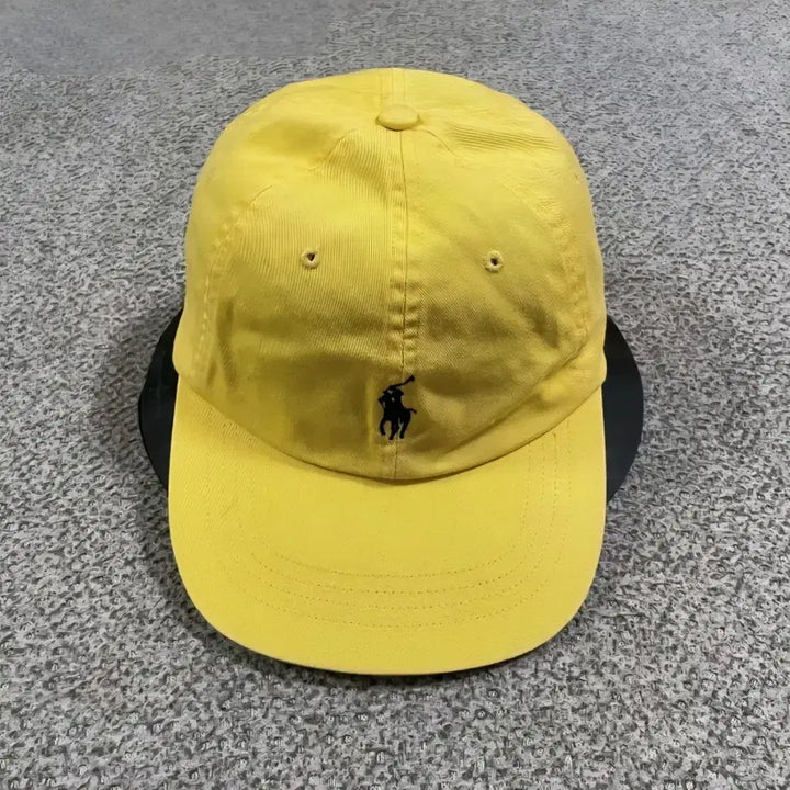 [BUNJANG] Polo Ralph Lauren Yellow Cotton Baseball Cap / 폴로 랄프로렌 옐로우 볼캡 모자