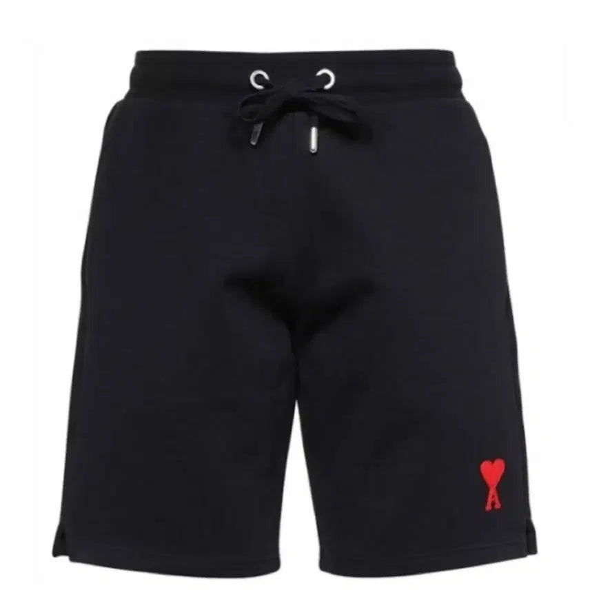 [BUNJANG] AMI Small Heart Logo Grey Cotton Shorts / 정품 아미 스몰하트 반바지