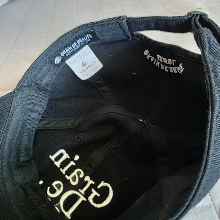 [BUNJANG] Grand Beaute Signature Ball Cap Black / 그랭드보떼 시그니처 볼캡 블랙 FREE