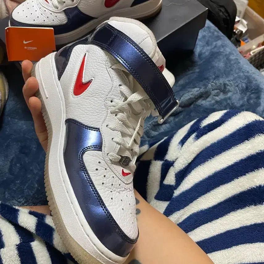 [BUNJANG] Nike Air Force 1 Mid Shoes (260mm) / 나이키 에어포스1 미드 260