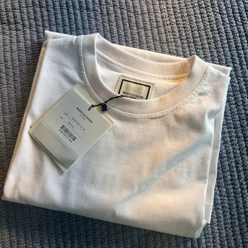 [BUNJANG] WooYoungMi White T-Shirt Size 48 / 우영미 화이트 티셔츠 48사이즈