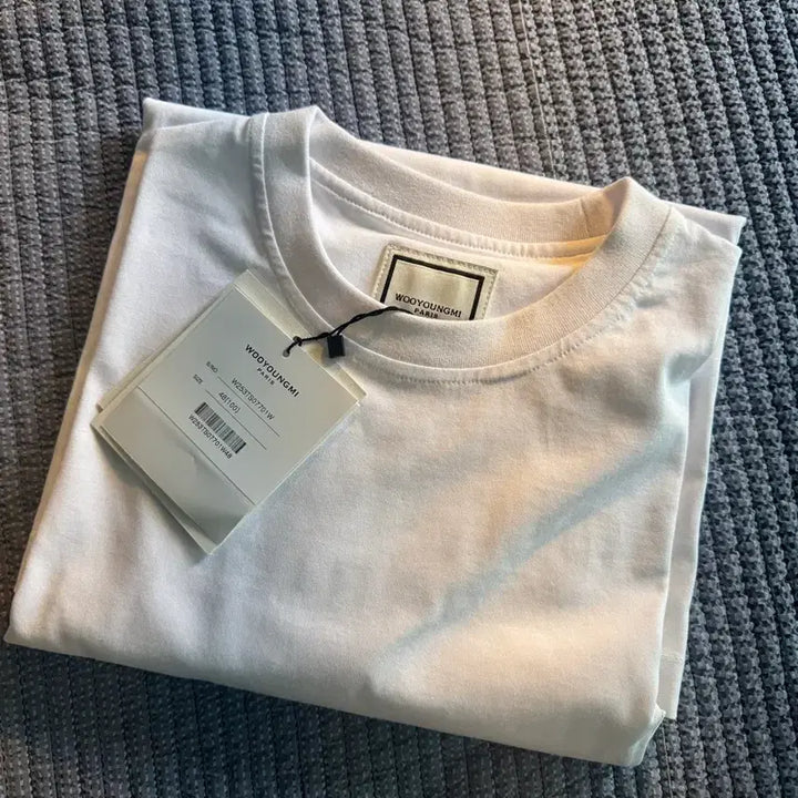 [BUNJANG] WooYoungMi White T-Shirt Size 48 / 우영미 화이트 티셔츠 48사이즈