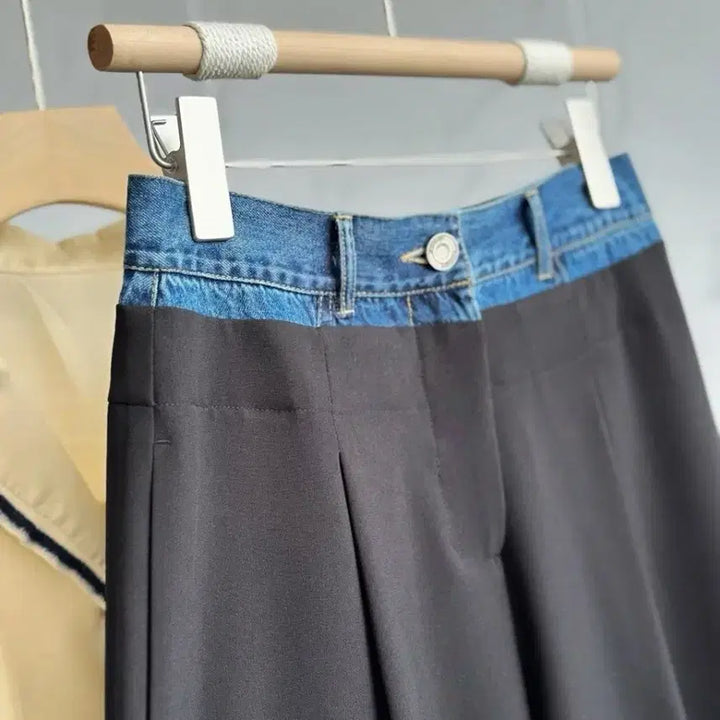[BUNJANG] Juun.J Double Waist Wide Pants / (@땡처리)준지 더블웨이스트 와이드 팬츠 66(70)