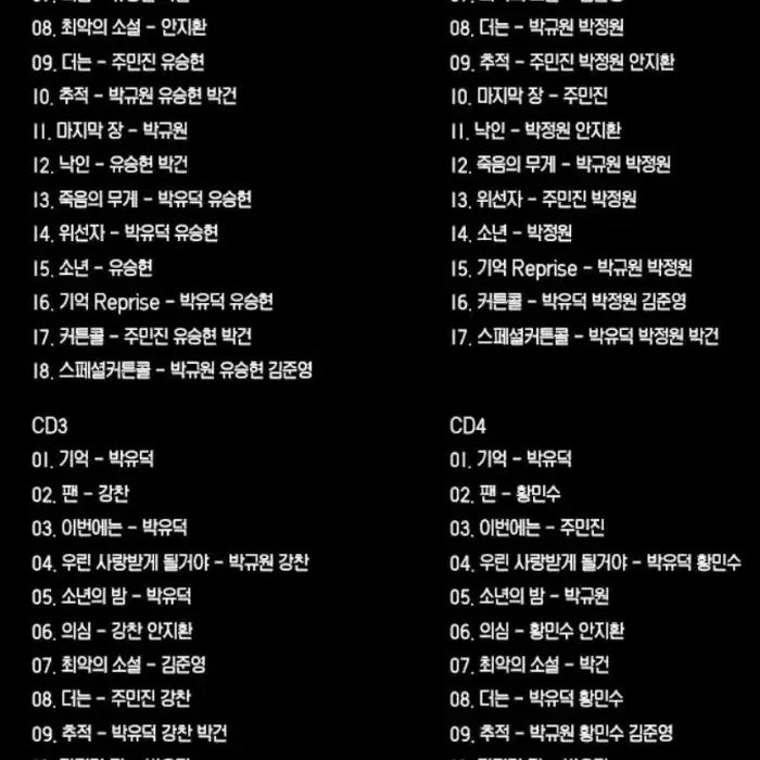 [BUNJANG] The Fiction 2019 Live Musical OST (Sealed) / 뮤지컬 더픽션 2019 실황 OST 미개봉