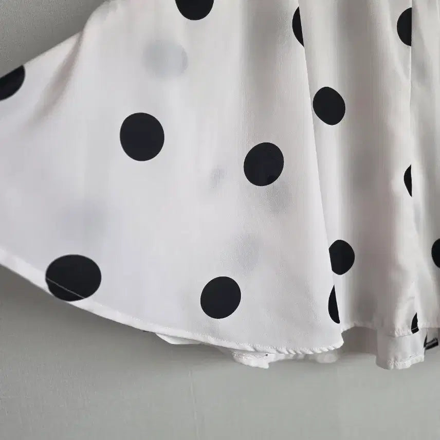 [BUNJANG] Polka Dot Blouse Shirt / 땡땡이 도트무늬 블라우스 셔츠