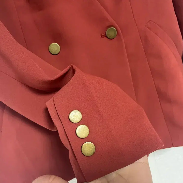 [BUNJANG] LOVE21 Vintage Mood Collarless One-Button Jacket / 빈티지 무드 LOVE21 노카라 원버튼 자켓