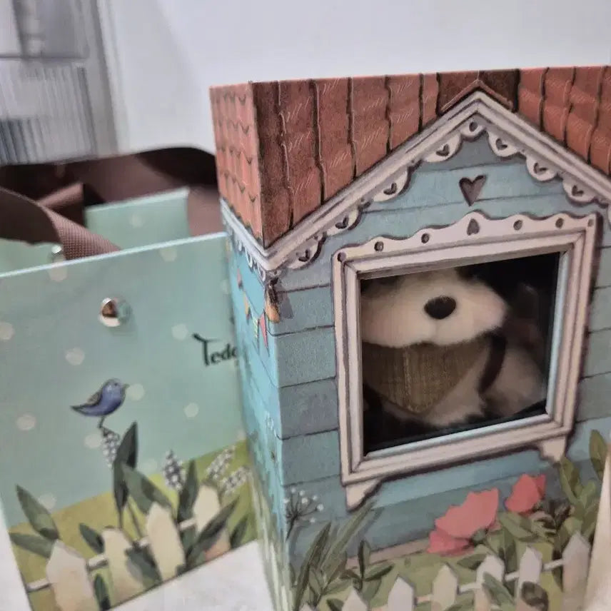 [BUNJANG] Teddy Tales Lena Bear Doggie Squad Ben (Border Collie) Plush / 테디테일즈 레나베어 도기스쿼드 벤(보더콜리) 팝니다.