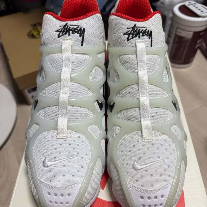 [BUNJANG] Nike x Stussy Air Zoom Spiridon Kukini White / 나이키 x 스투시 에어 줌 스피리돈 쿠키니 화이트 285