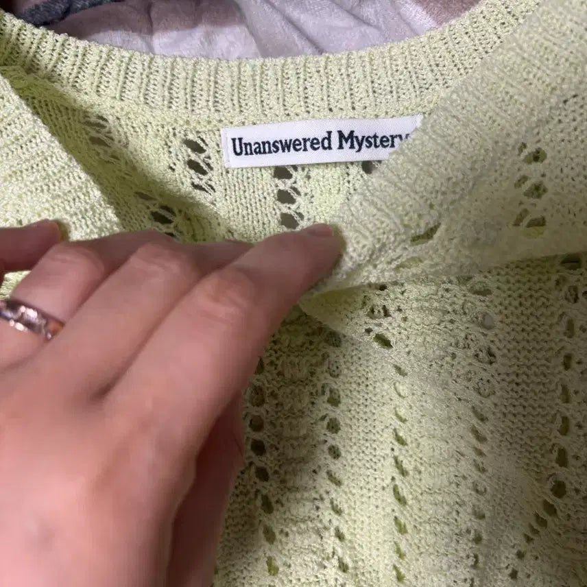 [BUNJANG] Maybe Baby Dearlist Net Knit Melon / 메이비베이비 디어리스트 그물니트 멜론