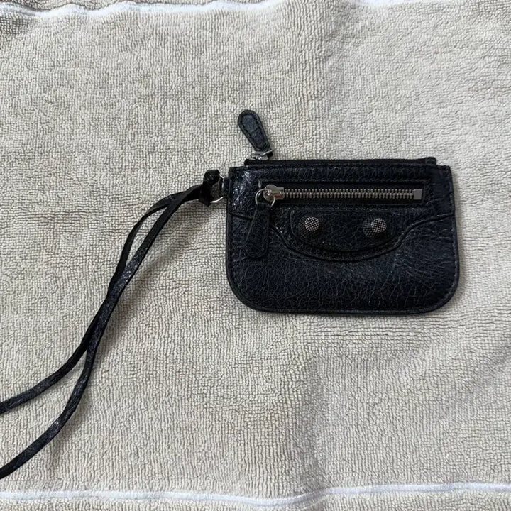[BUNJANG] Balenciaga Le Cagole Coin Card Holder Black / 발렌시아가 르카골 카드지갑 코인 퍼스 블랙