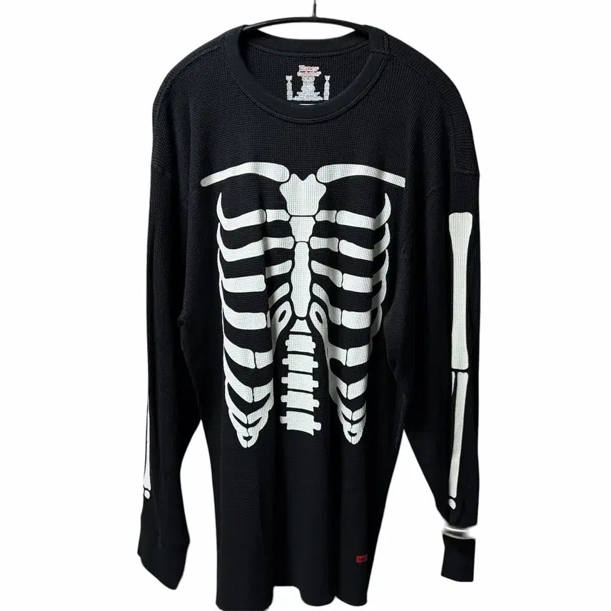 [BUNJANG] Supreme Hanes Bones Thermal Crew Black XL / 슈프림 헤인즈 본즈 써멀 크루 블랙 XL