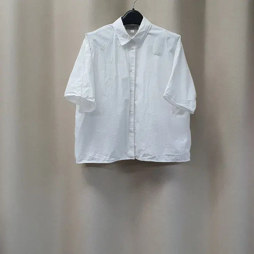[BUNJANG] COS Short Sleeve Oversized Fit Blouse Shirt / COS 코스 반소매 오버핏 블라우스 셔츠