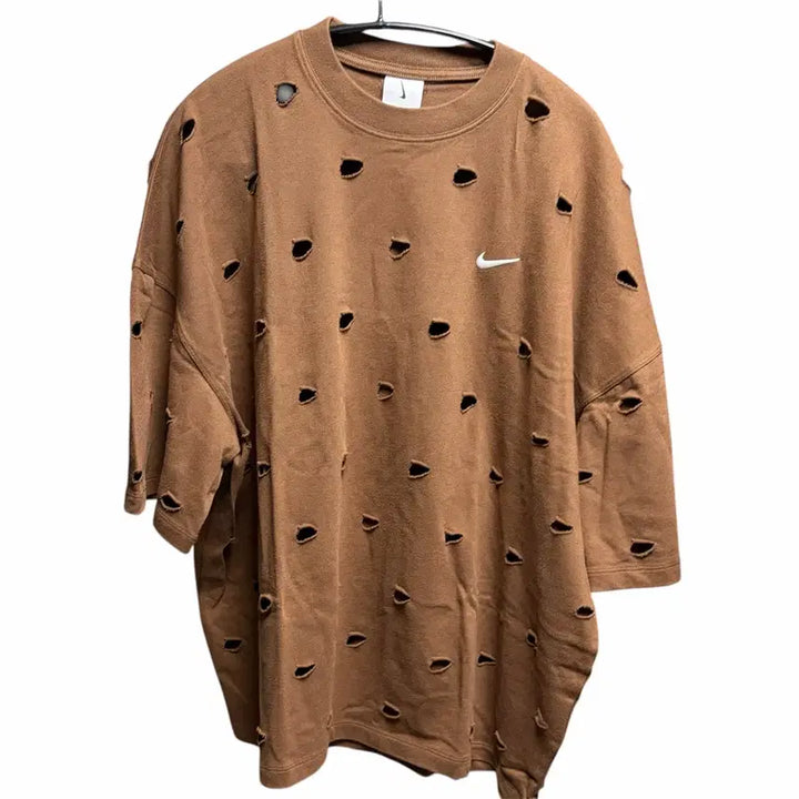 [BUNJANG] Jacquemus x Nike Swoosh T-Shirt Brown L / 자크뮈스 x 나이키 스우시 티셔츠 브라운 L