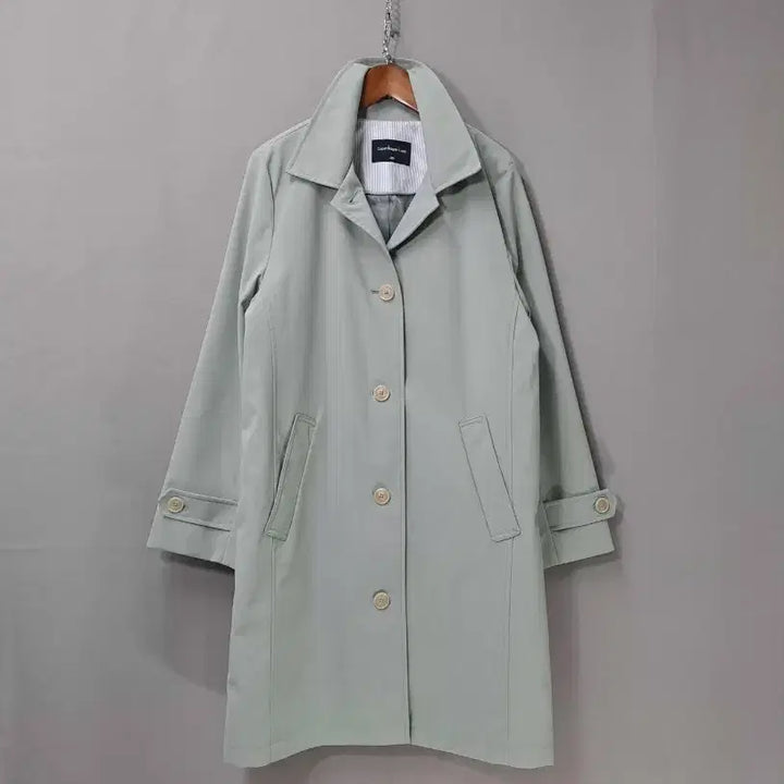 [BUNJANG] Copenhagen Luxe Light Green Spring/Autumn Trench Coat / Copenhagen Luxe 라이트그린 춘추 트렌치 코트 (미착용)