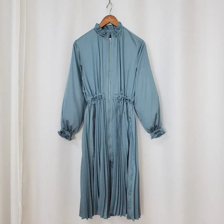 [BUNJANG] Anna Sui Satin Dress Outerwear / 안나수이 새틴 아우터겸 원피스 55