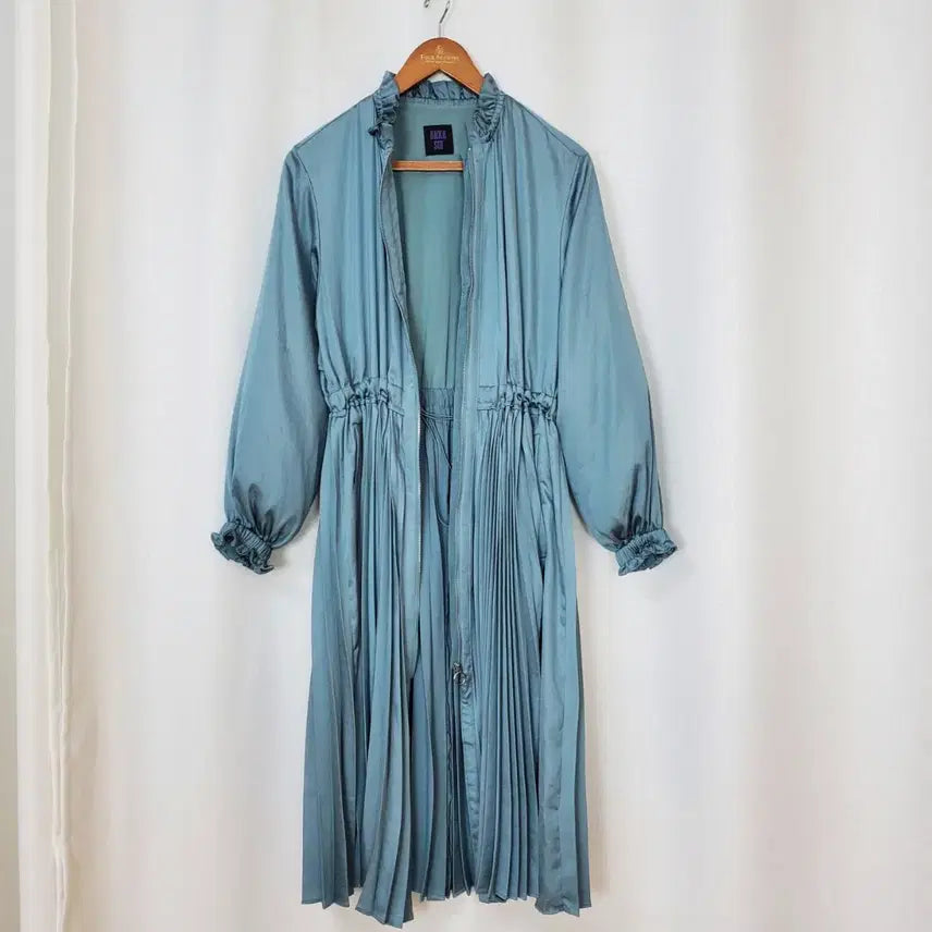 [BUNJANG] Anna Sui Satin Dress Outerwear / 안나수이 새틴 아우터겸 원피스 55