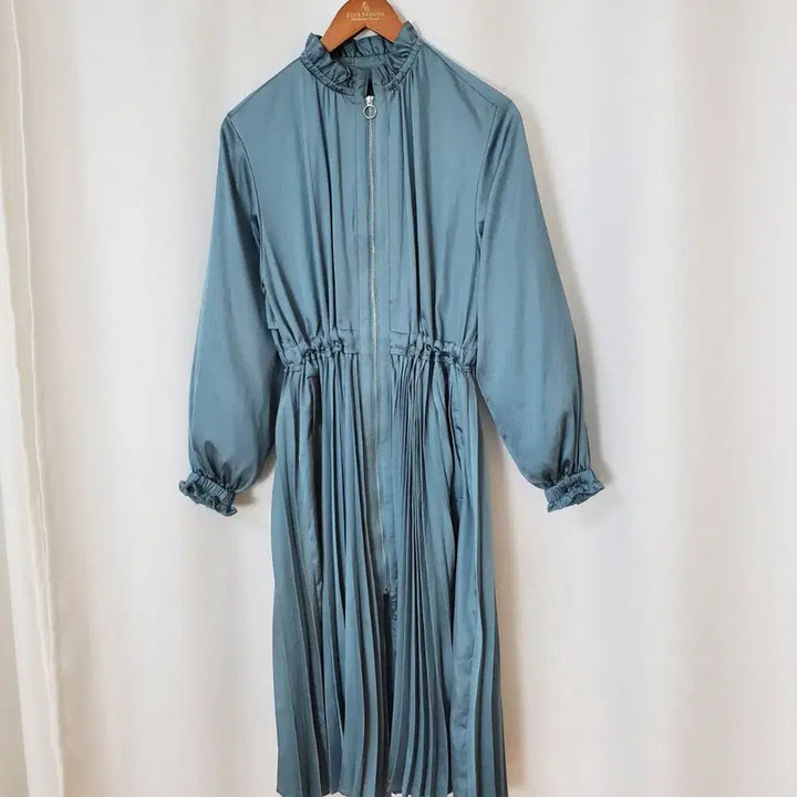[BUNJANG] Anna Sui Satin Dress Outerwear / 안나수이 새틴 아우터겸 원피스 55