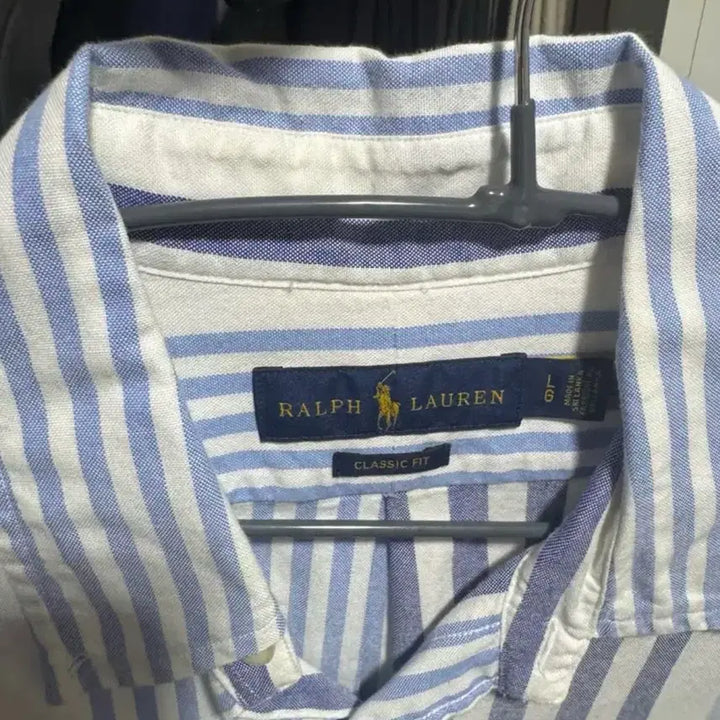 [BUNJANG] Polo Ralph Lauren Striped Shirt Classic Fit L / 폴로 랄프로렌 스트라이프 셔츠 남방