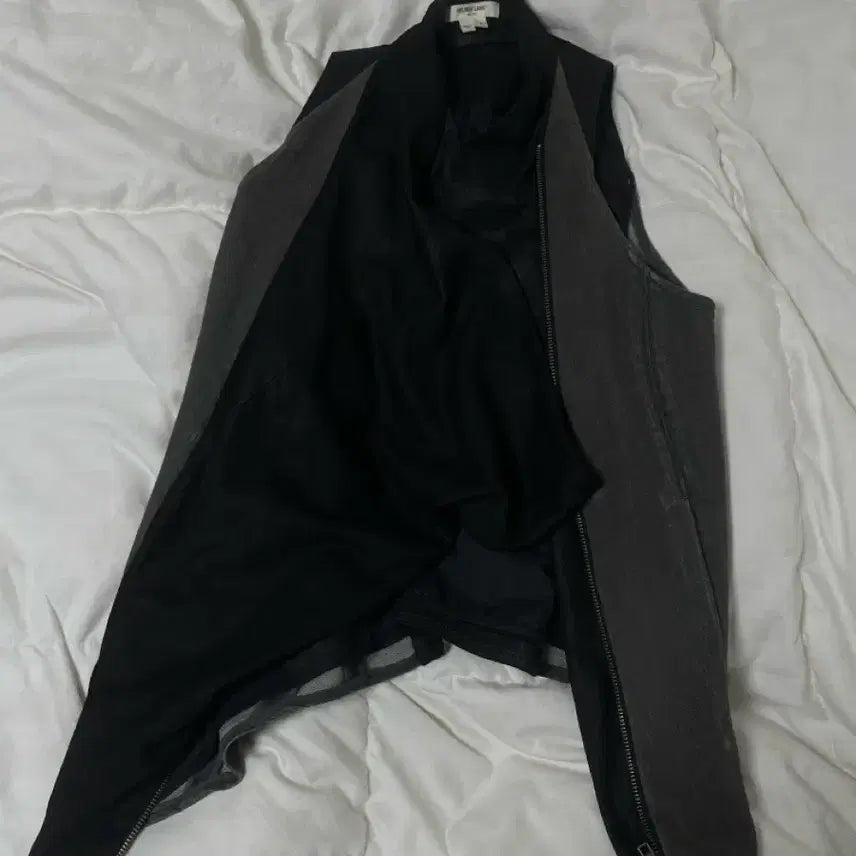 [BUNJANG] Helmut Lang Draped Lambskin Vest / 헬무트랭 드레이프 램스킨 베스트