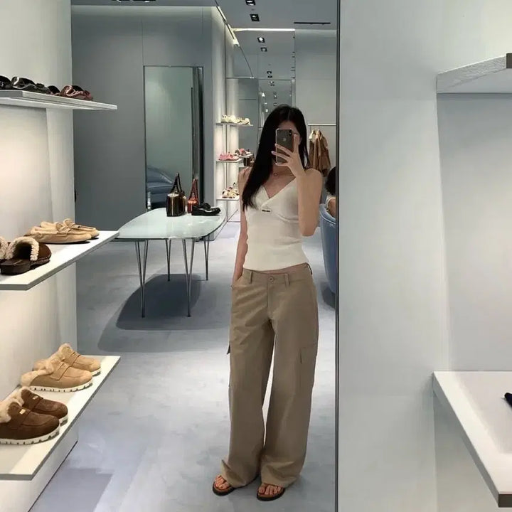 [BUNJANG] Le Plain Mood Cargo Pants Long M / 르플레인 무드 카고 팬츠 M long 판매 (또는 S long 교환)