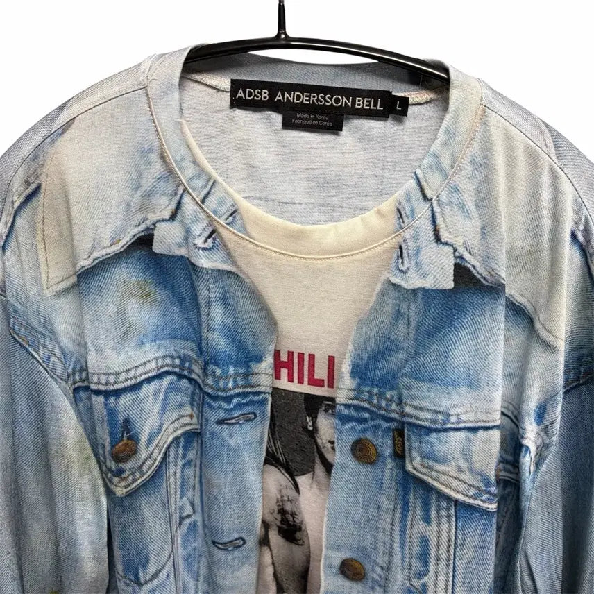[BUNJANG] Andersson Bell Triomphe Denim Jacket Long Sleeve / 앤더슨벨 데님 자켓 트리옹페 롱슬리브 L