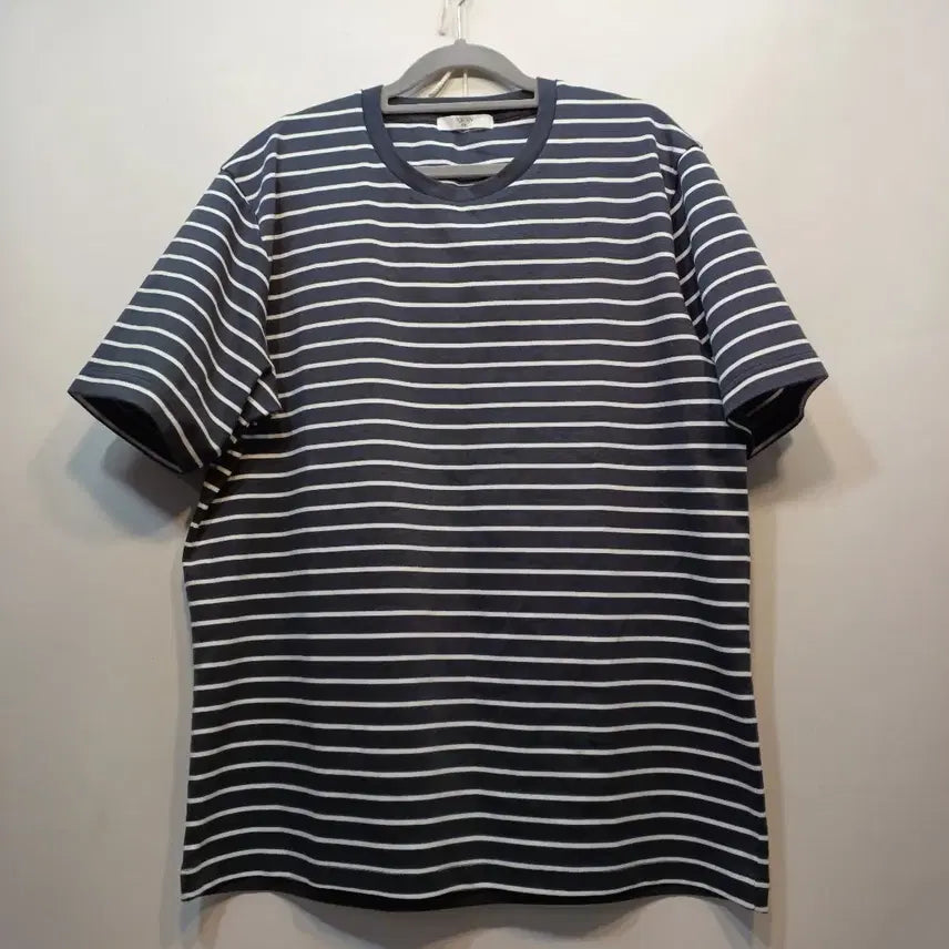 [BUNJANG] TOPTEN Striped Short Sleeve T-shirt Navy 105 / 탑텐 스트라이프 반팔 티셔츠 네이비105사이즈여름  65001