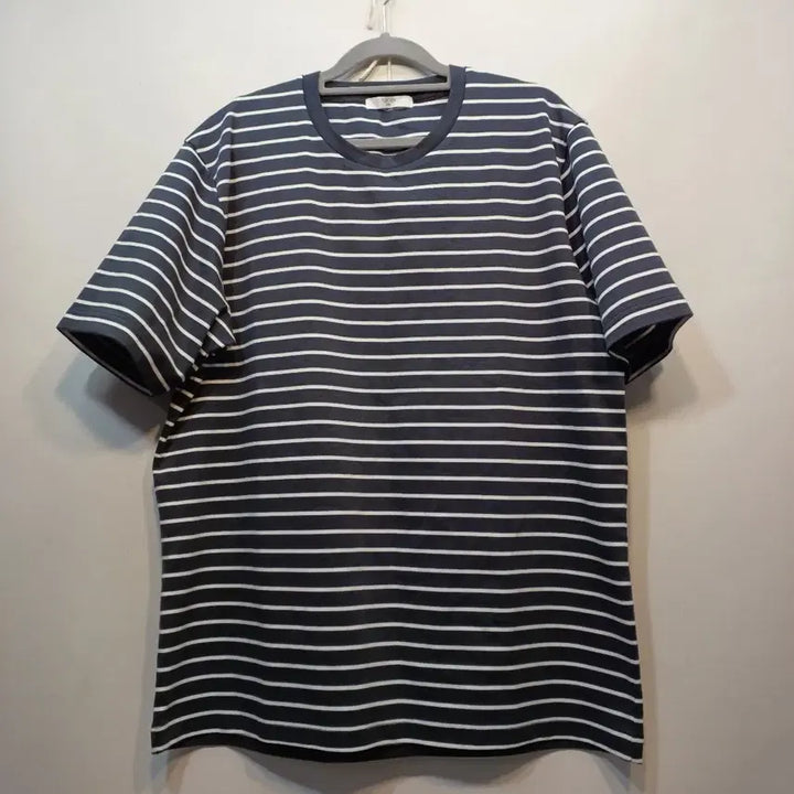 [BUNJANG] TOPTEN Striped Short Sleeve T-shirt Navy 105 / 탑텐 스트라이프 반팔 티셔츠 네이비105사이즈여름  65001