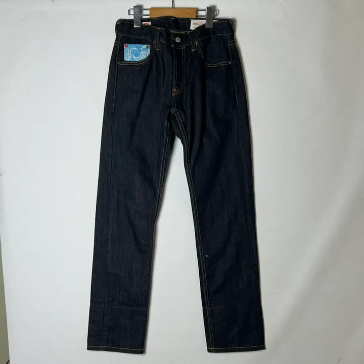 [BUNJANG] EVISU No.2 Logo Pocket Denim Pants / [EVISU] 에비수 No.2 로고 포켓 데님팬츠