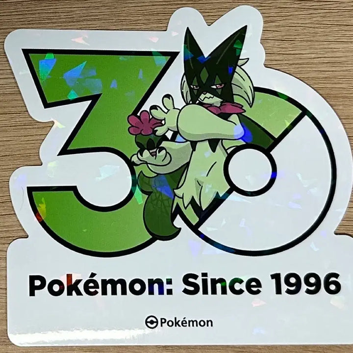 [BUNJANG] Pokemon 30th Anniversary Mascarana Logo Sticker / [포켓몬 30주년 기념 로고 스티커]마스카나