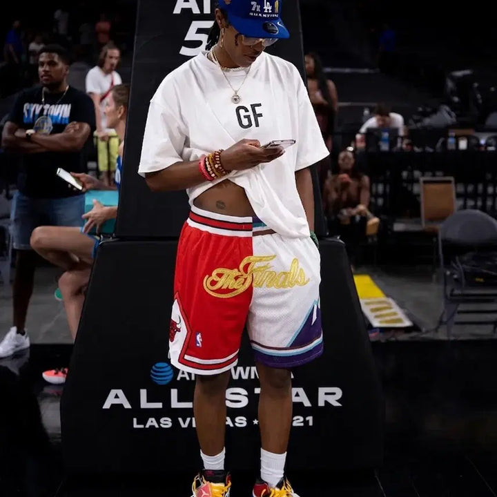 [BUNJANG] Just Don 97 NBA Finals Big Logo Special Swingman Shorts - Size S / JUST DON 97 NBA 파이널 빅로고 스페셜 스윙맨 반바지