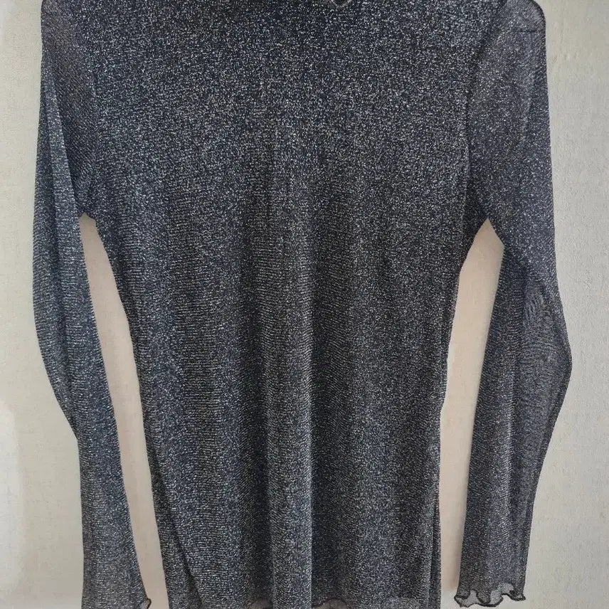 [BUNJANG] Sheer Pearl Long Sleeve Top / *새상품* 시원한 시스루 펄 긴팔