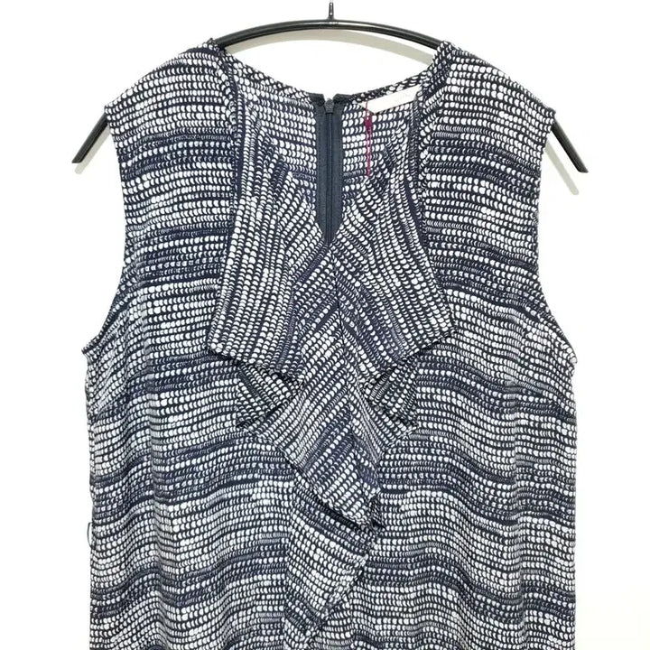 [BUNJANG] Olivia Hassler Sleeveless Pattern Dress / 올리비아 하슬러 민소매 패턴 원피스 100