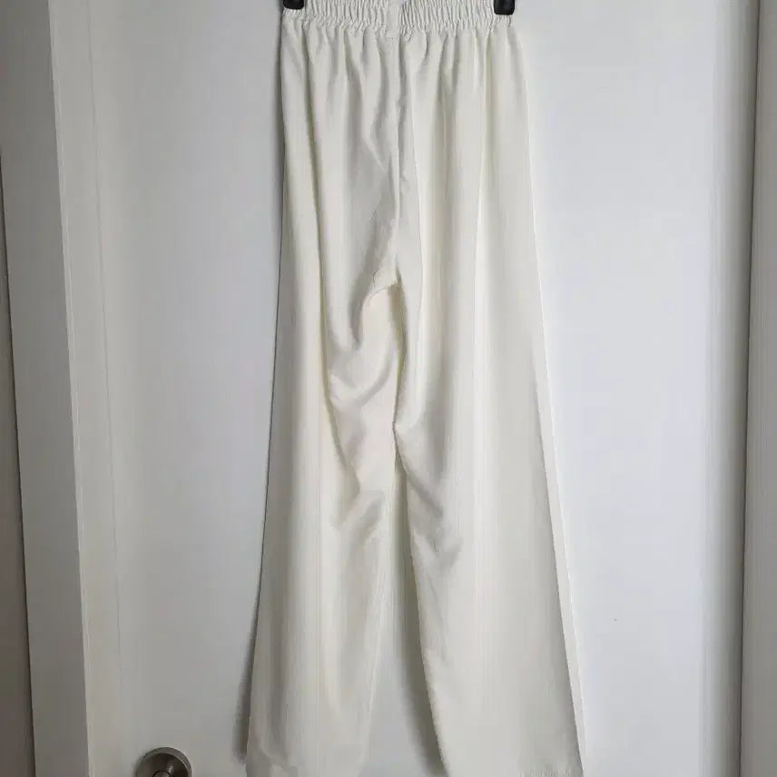 [BUNJANG] Ivory Wide Banding Pants / 아이보리색 와이드 밴딩 바지