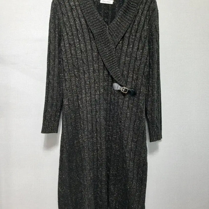 [BUNJANG] Calvin Klein Knit Long Dress Black / 캘빈클라인 니트 롱 원피스 블랙