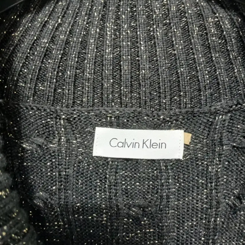 [BUNJANG] Calvin Klein Knit Long Dress Black / 캘빈클라인 니트 롱 원피스 블랙