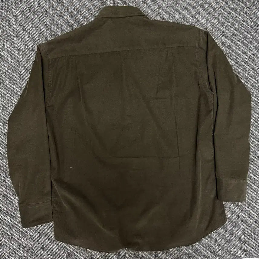[BUNJANG] 1st Floor Corduroy Shirt Olive / 퍼스트플로어 코듀로이 셔츠 올리브