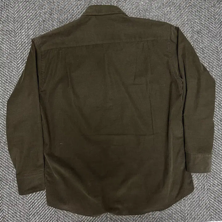 [BUNJANG] 1st Floor Corduroy Shirt Olive / 퍼스트플로어 코듀로이 셔츠 올리브