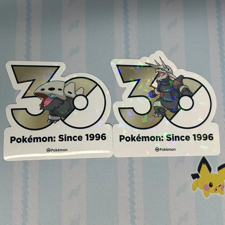 [BUNJANG] Pokemon 30th Anniversary Logo Sticker - Bosrora / [포켓몬 30주년 기념 로고 스티커]갱도라, 보스로라