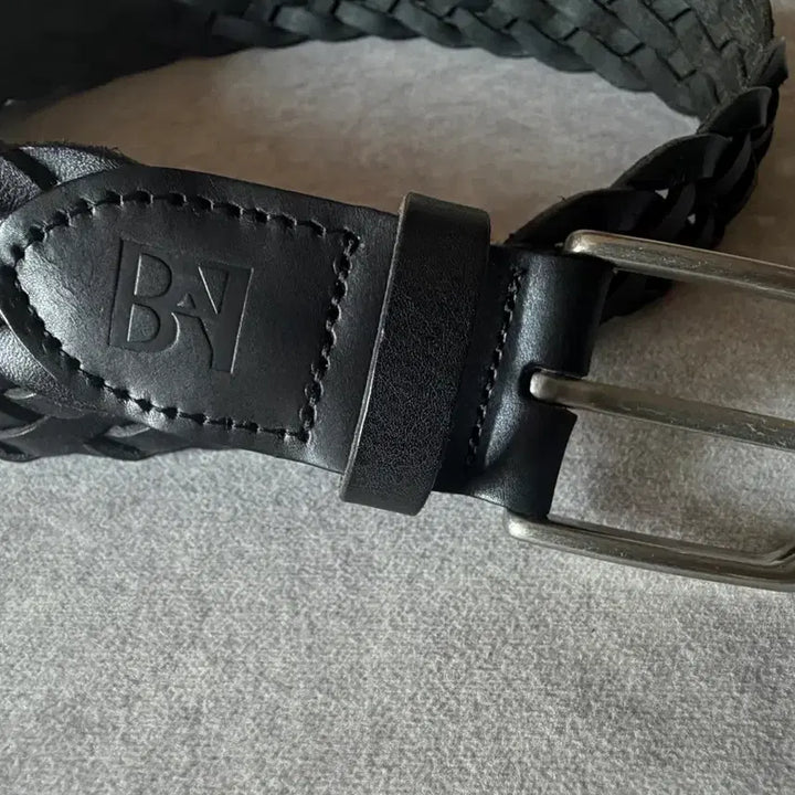 [SOLD OUT] 라벨아카이브 벨트 River braided belt black