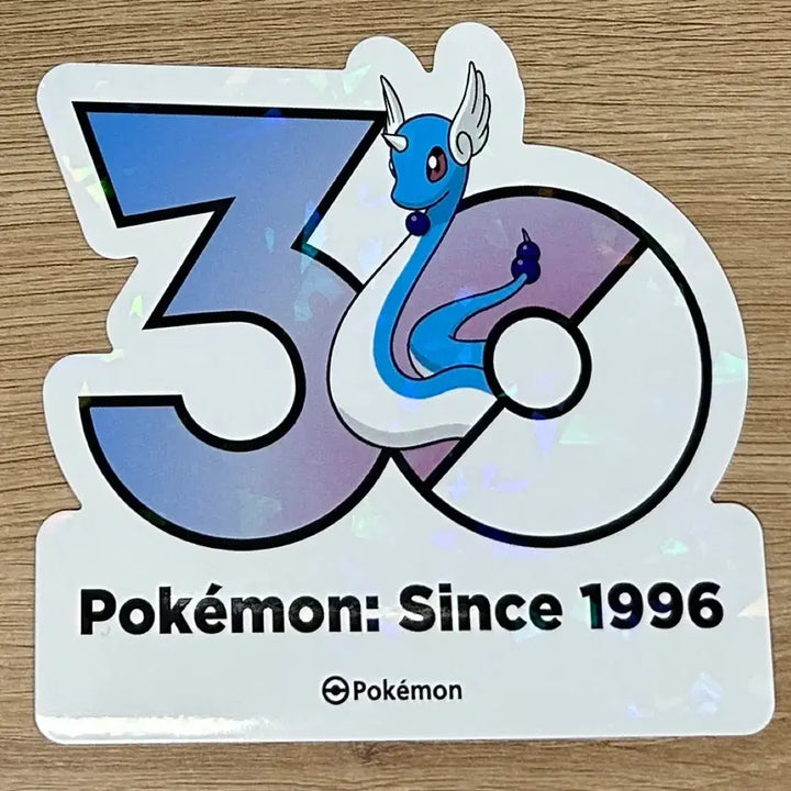 [BUNJANG] Pokemon 30th Anniversary Dragonite Sticker / [포켓몬 30주년 기념 로고 스티커]신뇽