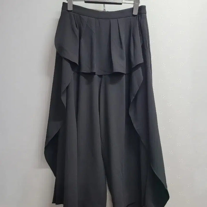 [BUNJANG] Ozcecon Black Pleats Wide Pants / 67)오즈세컨 블랙 플리츠 와이드 팬츠
