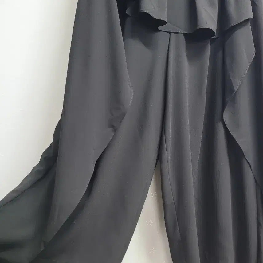 [BUNJANG] Ozcecon Black Pleats Wide Pants / 67)오즈세컨 블랙 플리츠 와이드 팬츠
