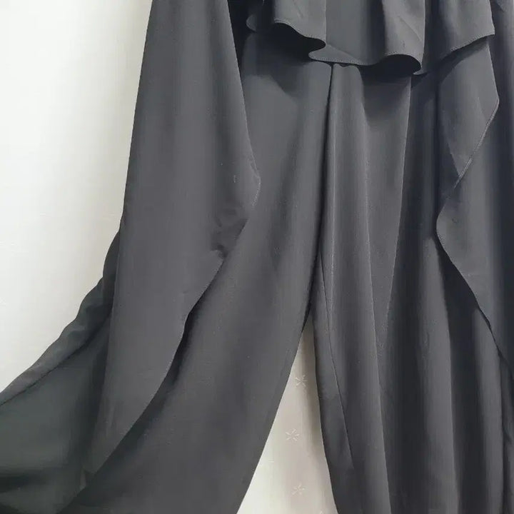 [BUNJANG] Ozcecon Black Pleats Wide Pants / 67)오즈세컨 블랙 플리츠 와이드 팬츠
