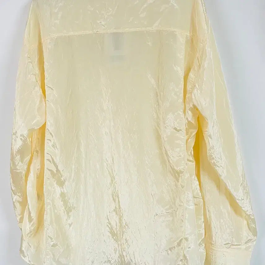 [BUNJANG] GBH Wrinkle See-through Shirt Yellow / gbh 옐로우 링클 시스루 셔츠